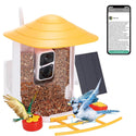 Bird feeder with camera and AI bird recognition for the garden