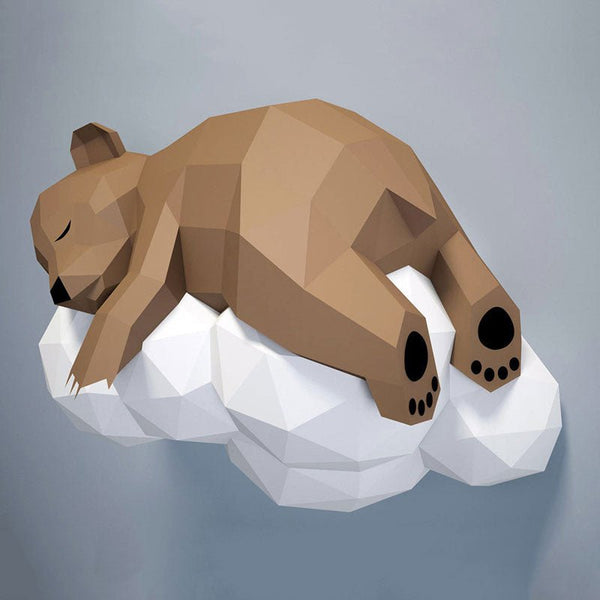 DIY/DIY schlafender Bär – Creme