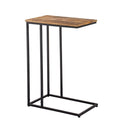 Side table of Toronto metal frame and wooden table top