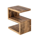 Side table wood - S shape - Coffee table Sissi - Flower column - Mango wood