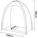 Fahrradunterstand - Aus grauem Polyester