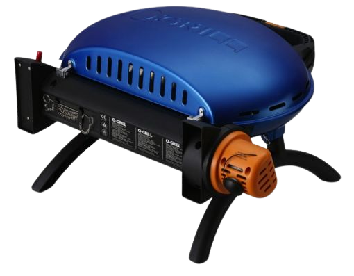 O-Grill 500 - Creme, Grün, Blau und Orange - Gasgrill