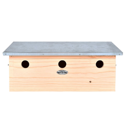 Nistkasten / Vogelkasten für Spatzen - Modell Das Reihenhaus