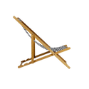 Outdoor-Stuhl - Strandstuhl aus Bambus und Segeltuch - Modell Soho