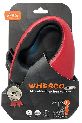 Whesco Flexline 5 Meter lang - Mit Reflexstreifen - 3 Größen